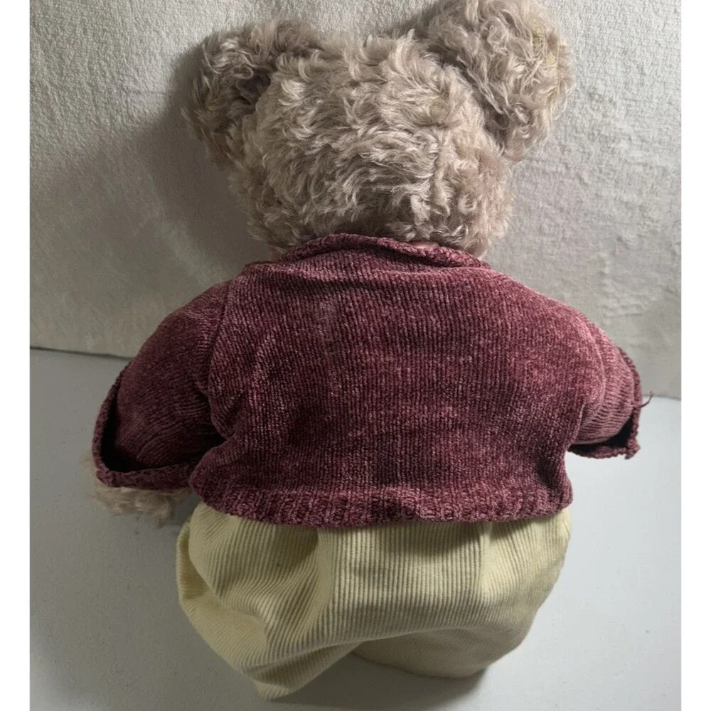 VTG 1999 Boyds Bear Plush- (Mohair) Nancy D Bearington 16" - #93126 Pink‎ Nose - Picture 3 of 7